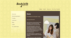 Desktop Screenshot of bodysilk.de